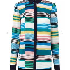 L.K.Bennett silk shirt UK14