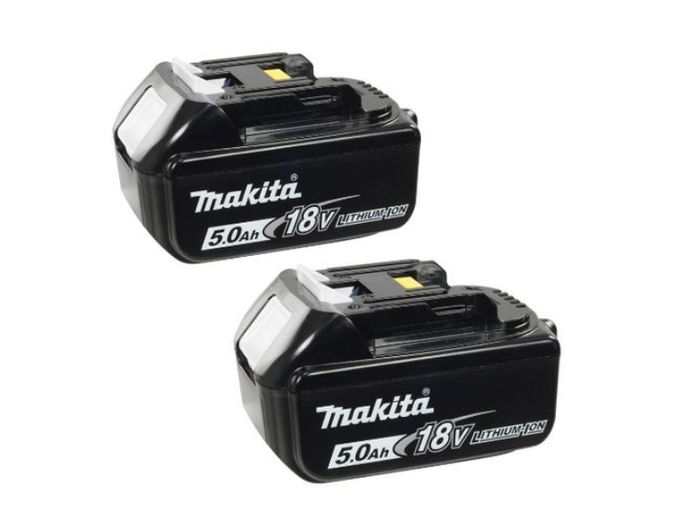 Makita BL1850B Twin Pack 18V 5Ah LXT Li-ion Genuine Makstar Battery