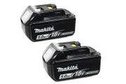 Makita BL1850B Twin Pack 18V 5Ah LXT Li-ion Genuine Makstar Battery
