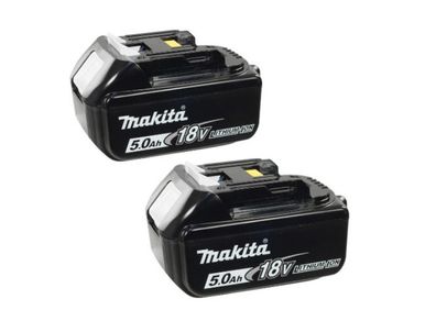 Makita BL1850B Twin Pack 18V 5Ah LXT Li-ion Genuine Makstar Battery