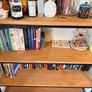 Mila Solid Oak and Black Steel Frame Shelves Image 5