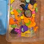 Kinetic sand with toys Image 3