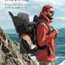 Baby Backpack Carrier, Toddler Hiking Backpack with Safety 3-Height Seat, Adjustable Image 8