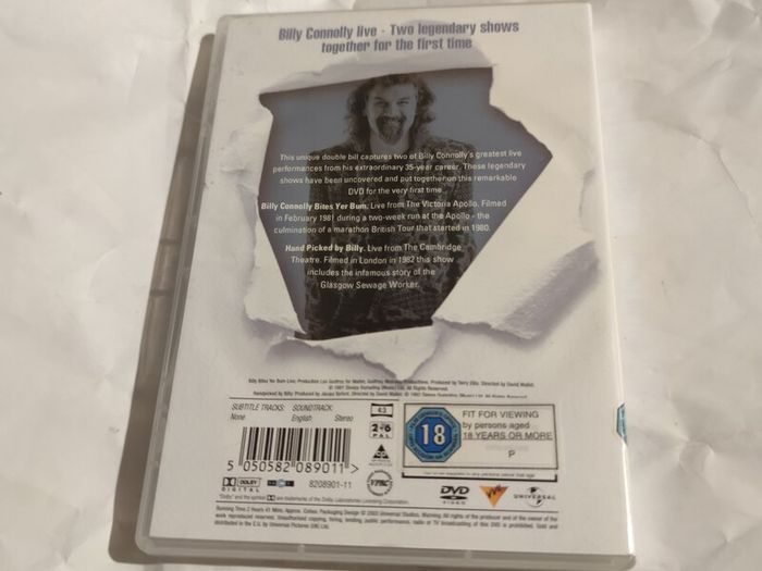 Billy Bites Yer Bum Live Dvd