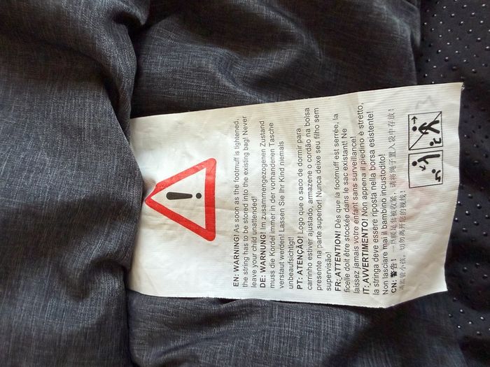 Clevamama Universal Footmuff/buggy liner grey