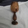 Vintage chalice hand carved goblet Image 5