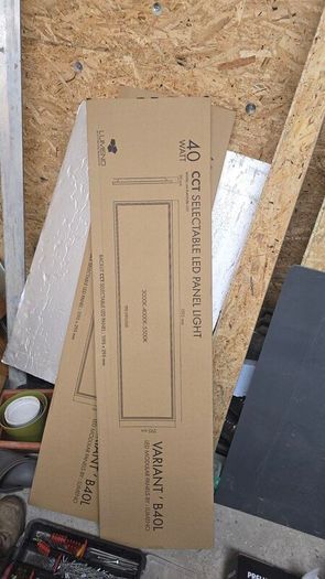 Two Brand new LED Panel Light 120x30cm