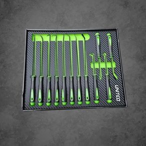 12PC Long Hook And Pick 180mm Tool Set O Ring Seal Removal Set EVA Foam Tray