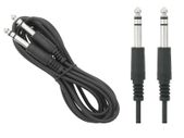 New 1m 6.3mm 1/4 Straight Big Jack Plug Guitar Male To Male Cable Lead #1003