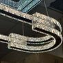 Led Crystal Chandelier Stainless Steel. Image 3