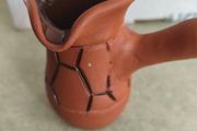 Pottery Pot, Aswan clay handmade Egytien arabic coffee pot or used as as milk jug.