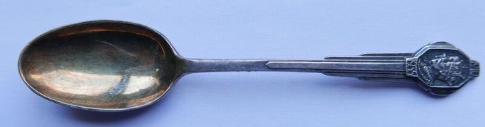 Vintage 1935 Silver Plated Spoon