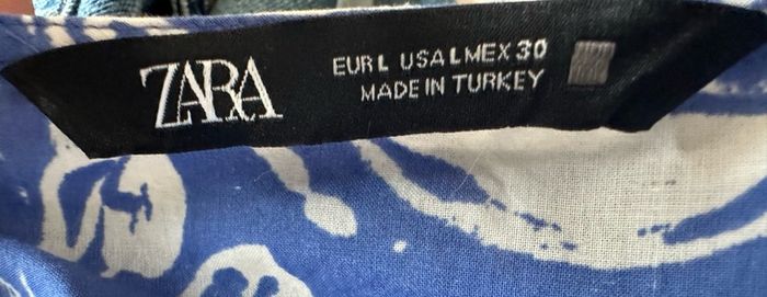 Zara cotton dress - sz 12