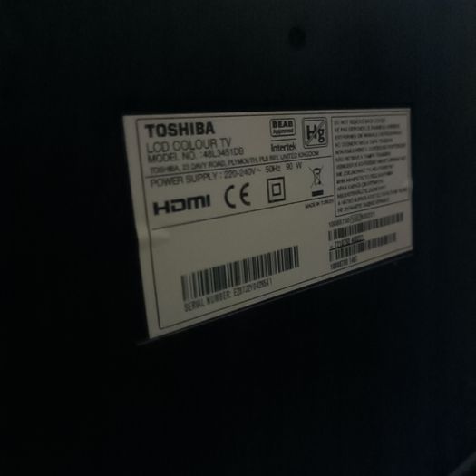 Toshiba tv 48"