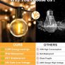 Outdoor Lights Mains Powered - 65.5FT 20M G40 Garden Outside Festoon Lights Mains Powered with Shatterproof LED Bulbs Hanging Patio Lighting for Indoor and Waterproof Image 4