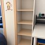 IKEA SOLGUL Children's Wardrobe - White / Light Wood Effect Image 2