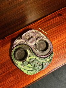 Yin/Yang Dragon Candleholder