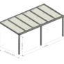 Aluminum pergola with tempered glass 10mm Image 9