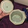 Antique hand painted Ironstone double biscuit jar Image 5