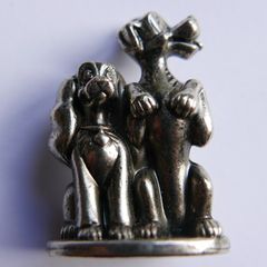 Monopoly Disney Lady & The Tramp Token Gunmetal Replacement Game Part