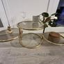 Vintage Milo Baughman style three tier Image 6