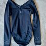 Gymnastics long sleeve leotard and shorts age 6-8 Image 3