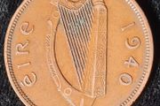 Ireland 1940 key date 1d Penny coin
