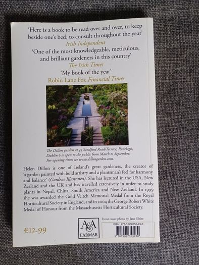Helen Dillon/ On Gardening/ 2010/ Signed 1st edition