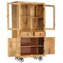 Highboard Solid Mango Wood 95x45x185 cm Image 5