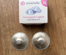 Silverette Silver Nursing Cups