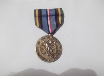 a armed forces expeditionary medal with it ribbon