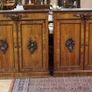 Pair of Antique Carved Walnut Cabinets Image 2