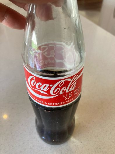 Coca Cola large Arabic bottle