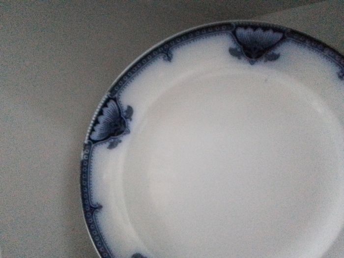 Three Antique Dinner Plates