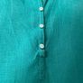 Green/Blue linen dress Image 4