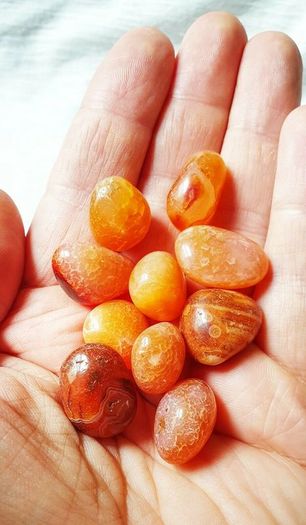 CLEARANCE Carnelian tumbled stone natural gemstone for vitality motivation 250g