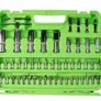 108 Piece 1/4  & 1/2 Drive Socket, Ratchet & Bit Set Image 3