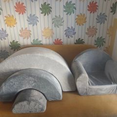 baby soft play rainbow and soft chair