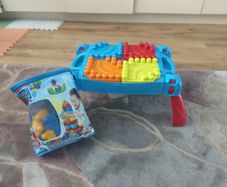 mega blocks table and some blocks