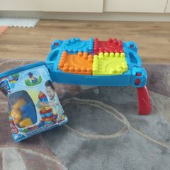 mega blocks table and some blocks