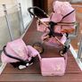 Brand new baby travel system Pink & flowers baby pink Image 4