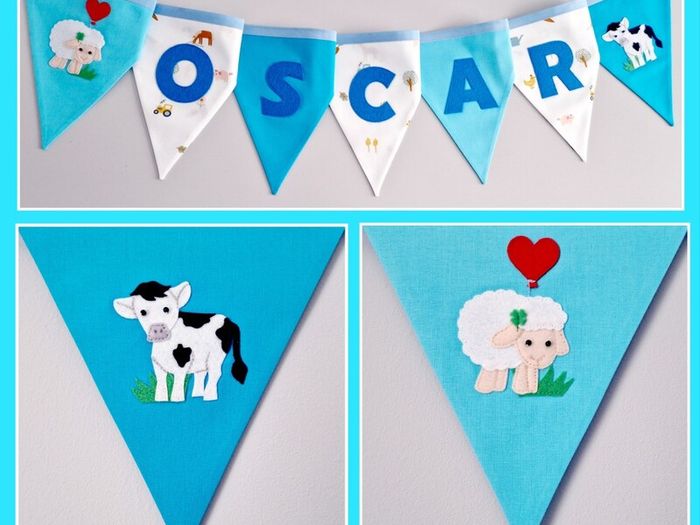 Eco-Friendly Personalised Cotton Bunting Made to Order