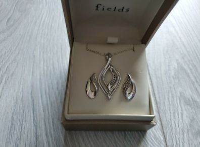 FIELDS silver necklaces and earrings