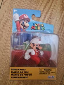 BRAND NEW Super Mario 6cm Fire Running Mario Figure