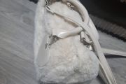 Stradivarius soft fur handbag