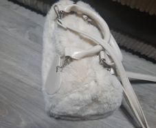 Stradivarius soft fur handbag