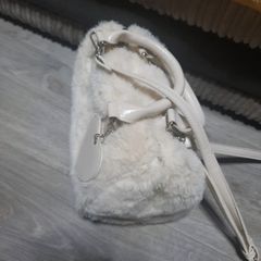 Stradivarius soft fur handbag