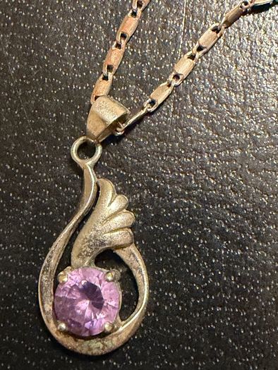 silver necklace
