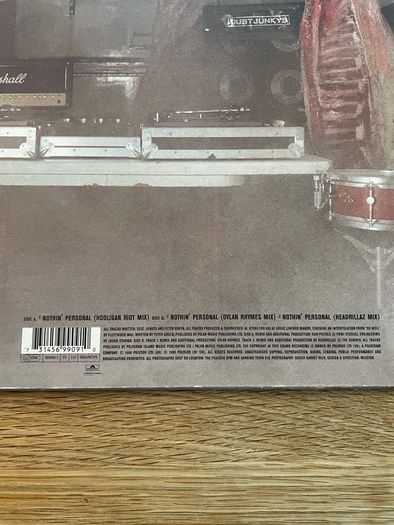 Dust Junkys - Nothin Personal - 12" Vinyl Single ( Dub Pistols / Dylan Rhymes / Headrillaz Mixes ) - 1998 Polydor