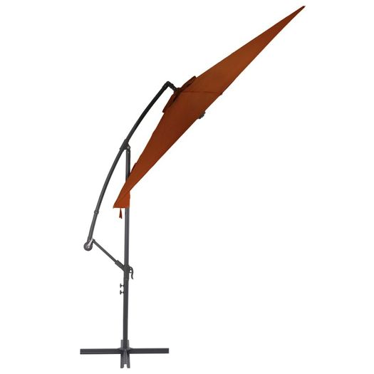 Cantilever Umbrella  Cantilever Umbrella with Aluminium Pole Terracotta 300 cm